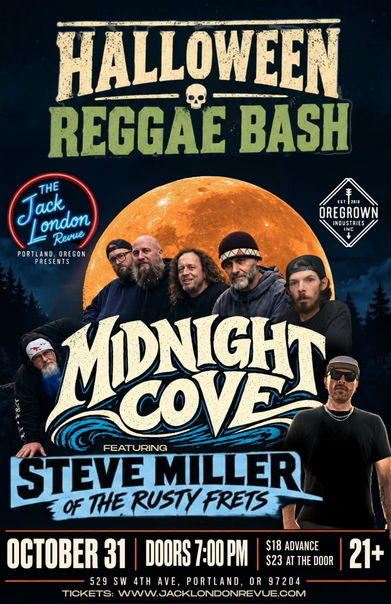 HALLOWEEN REGGAE BASH, MIDNIGHT COVE, Rusty Frets Acoustic