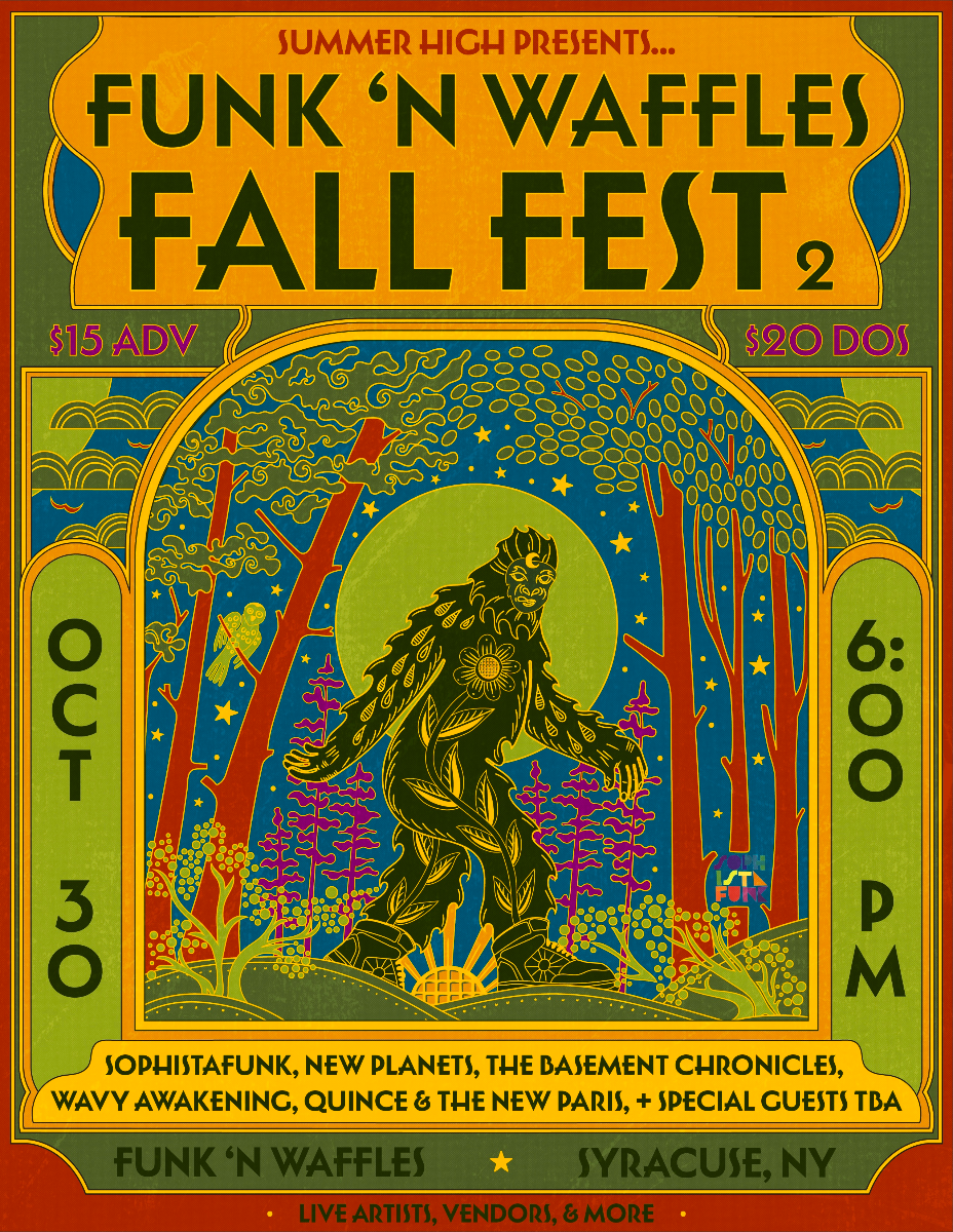 FUNK 'n WAFFLES FALL FEST feat: Sophistafunk, New Planets, TBC and more!