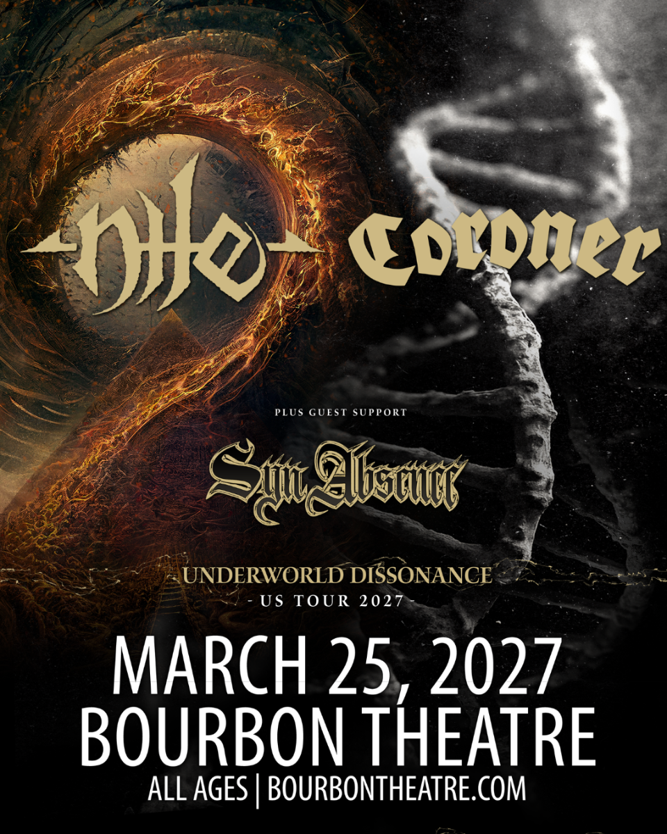 Event Image - Nile + Coroner: Underworld Dissonance US Tour 2027