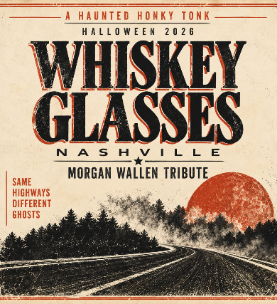 A Haunted Honky Tonky with Whiskey Glasses (Morgan Wallen Tribute)