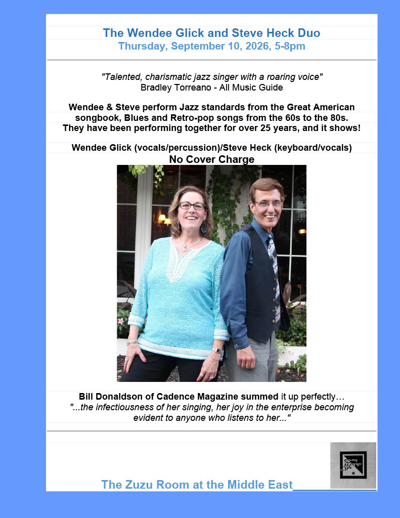 Steve Heck Duo, Wendee Glick | Event Image