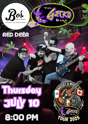 THE GECKO BAND I BO'S BAR & STAGE