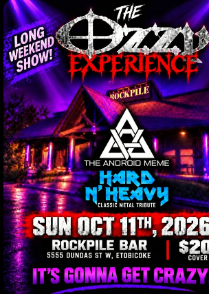 The Ozzy Experience, the android meme, Hard N Heavy
