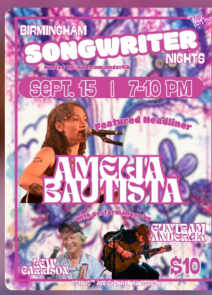 Birmingham Songwriter's night Tuesdays