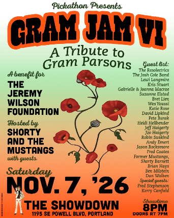Gram Jam VI: A Tribute to Gram Parsons to Benefit the Jeremy Wilson Foundation