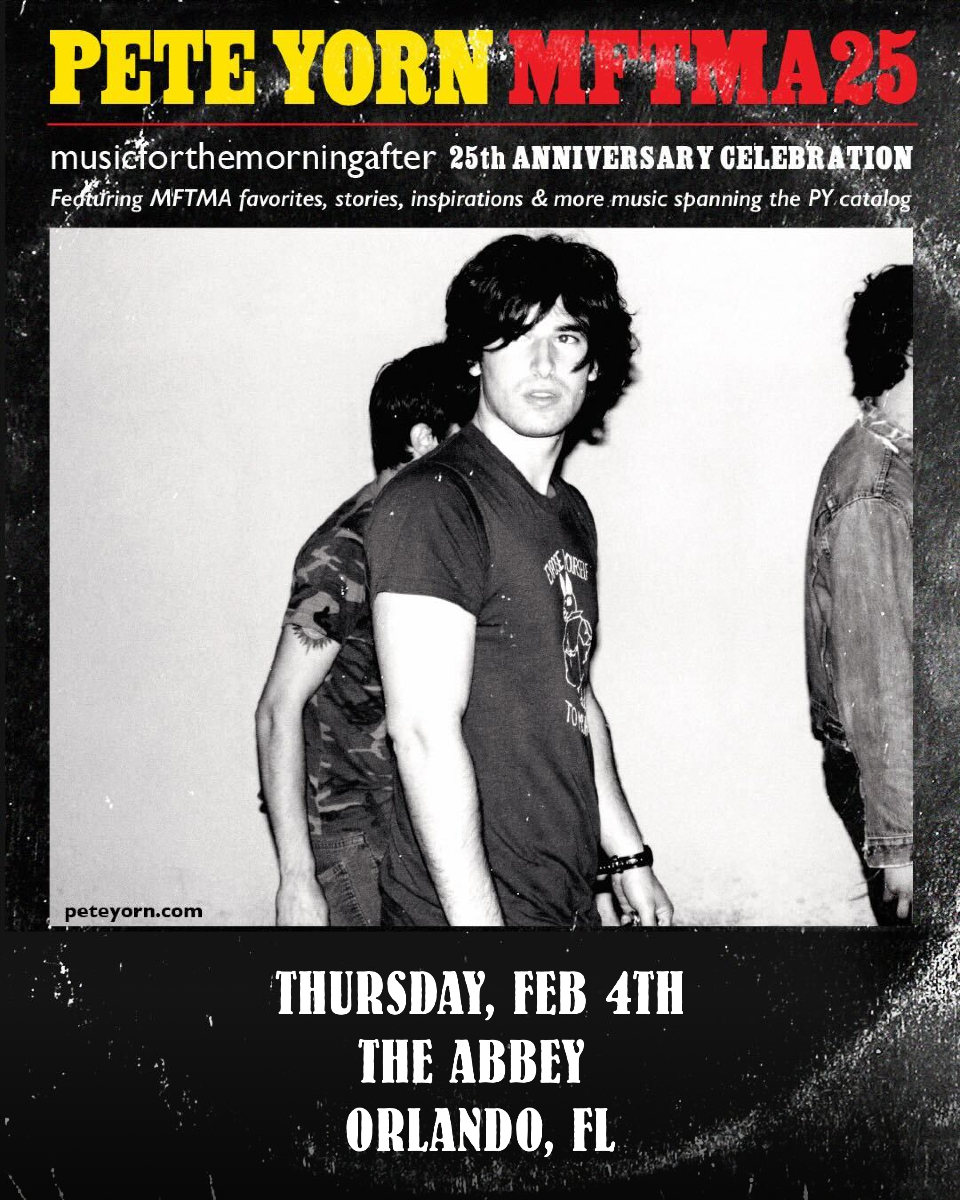 Pete Yorn Solo Acoustic "25th Anniversary of musicforthemorningafter" Tour in Orlando