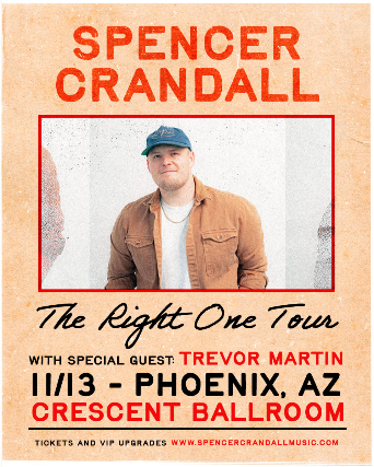SPENCER CRANDALL at Crescent Ballroom – Phoenix, AZ