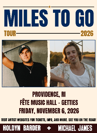 Miles to Go Tour: Holdyn Barder w/ Michael James