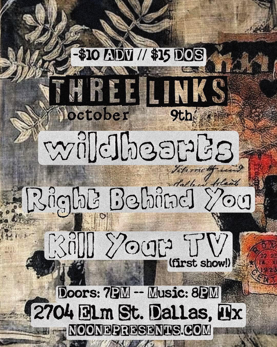 Wildhearts, Right Behind You, Kill Your TV