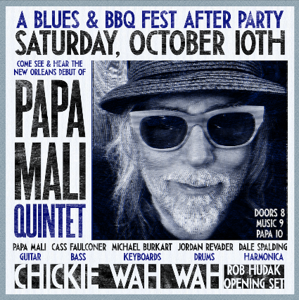Papa Mali & Friends (Post Crescent City Blues and BBQ)