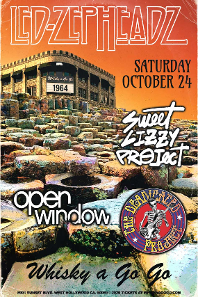 출처 이미지 — Tickets for Led Zepheadz (Led Zeppelin Tribute), Sweet Lizzy Project, Open Window, Deadicated Project (Grateful Dead Tribute) | TicketWeb - Whisky A Go Go in West Hollywood, US