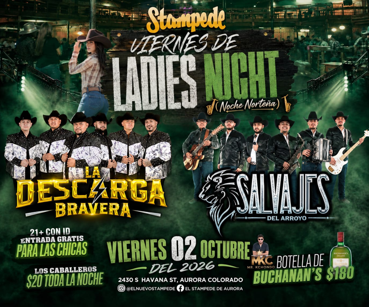 Viernes de Ladies Night. Damas Gratis Toda La Noche at Stampede in Denver, CO