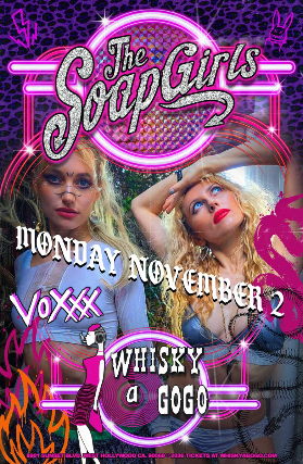 Imagem da fonte — Tickets for The SoapGirls, VOXXX, Sweet Corvette | TicketWeb - Whisky A Go Go in West Hollywood, US