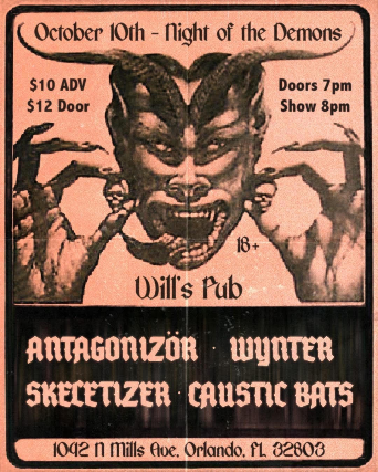 Antagonizör, Wynter, Skeletizer, Caustic Bats