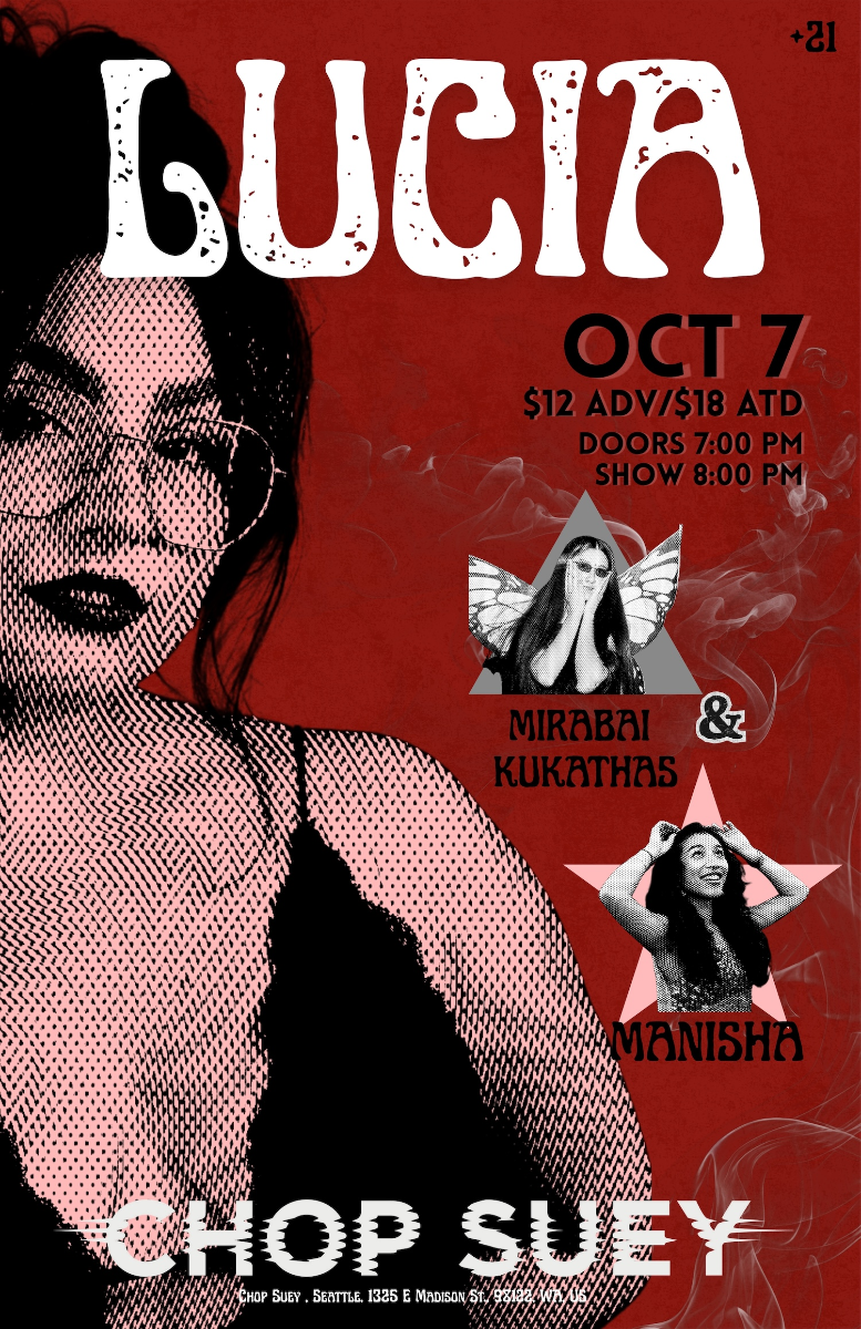 Lucia Flores-Wiseman, Manisha, Mirabai Kukathas at Chop Suey