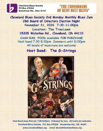 Cleveland Blues Society Monthly Blues Jam