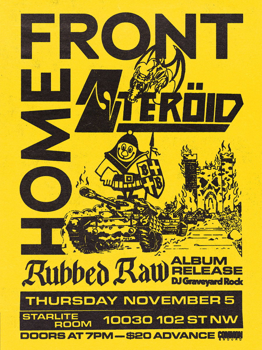 HOME FRONT & STERÖID - RUBBED RAW 'album release'