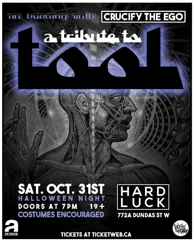 Crucify The Ego - A Tribute to TOOL - Halloween and Costume Party