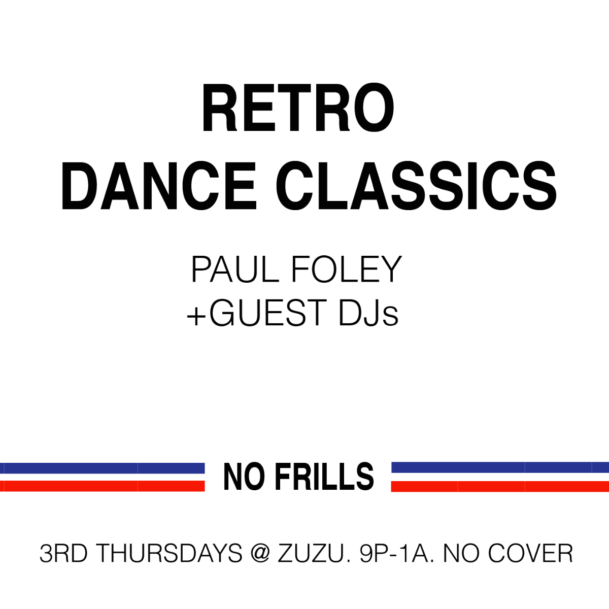 No Frills | Event Image