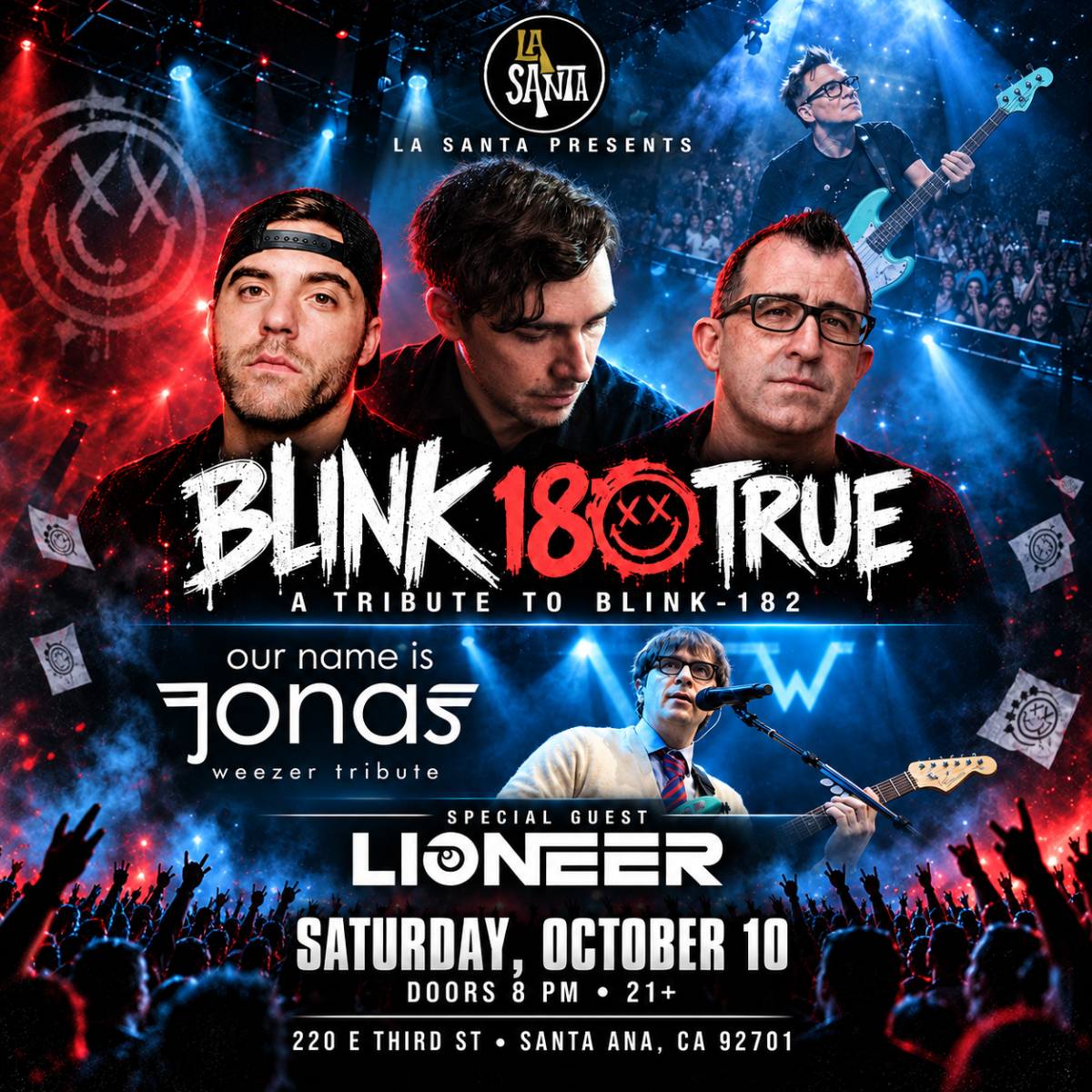 BLINK 182 AND WEEZER TRIBUTES