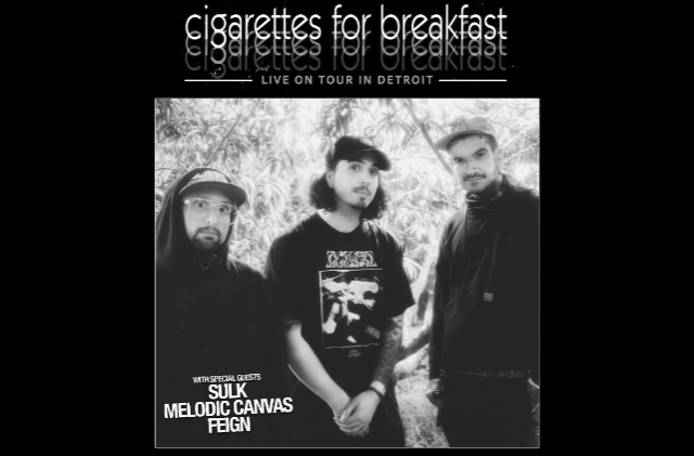 Cigarettes for Breakfast, Sulk, Melodic Canvas, Feign