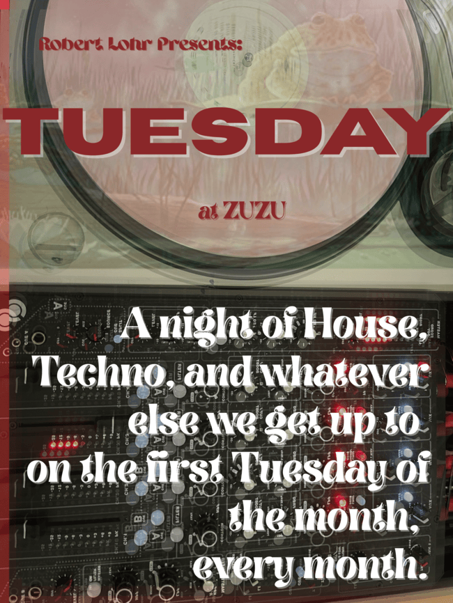 Robert Lohr presents: Tuesday | Event Image