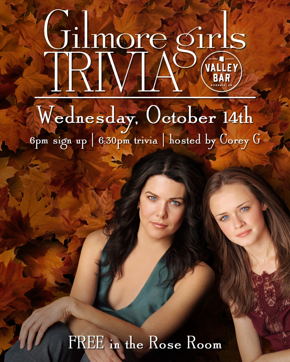 GILMORE GIRLS TRIVIA w/ COREY G + CAROLYN | Event Image