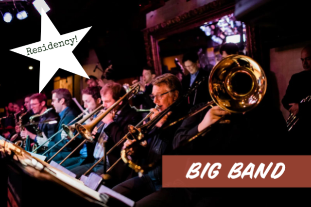 Big Band & BBQ w/ SHOUT SECTION BIG BAND artwork from FitzGerald's
