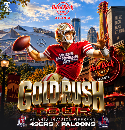 Gold Rush Warm-Up at Hard Rock Cafe Atlanta!