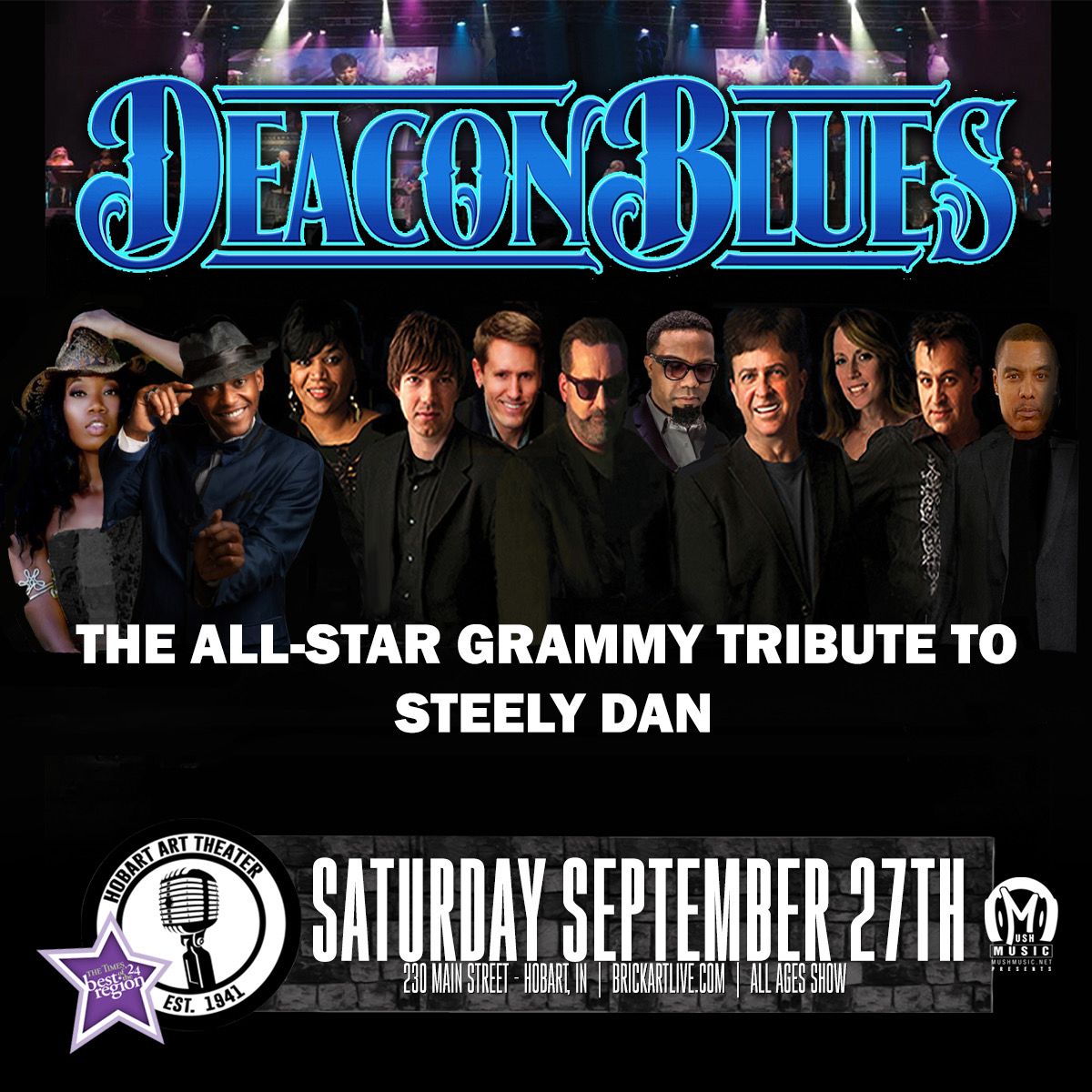 Steely Dan Tribute: Deacon Blues Live at The Hobart Art Theater!