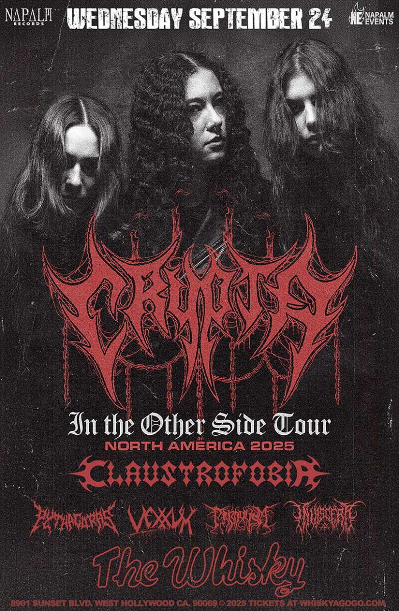 Crypta, CLAUSTROFOBIA, Pythagoras, Vexxum, Paroxysm, Inviscera