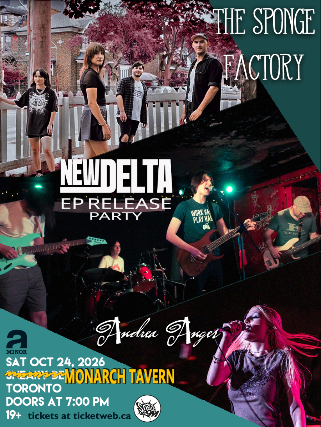 Фабрика Губок с New Delta (релиз EP) и Андреа Ангер