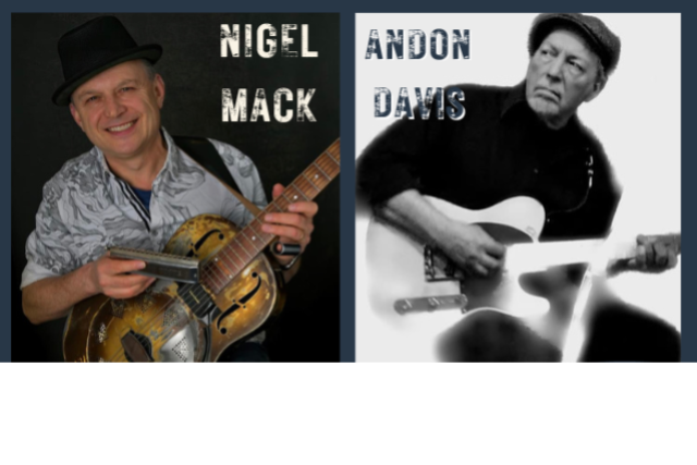 BLUES BRUNCH on the PATIO w/ NIGEL MACK & ANDON DAVIS