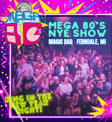 Cartel de MEGA 80s NYE BASH - A New Show for a New Year