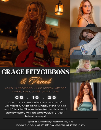 Grace Fitzgibbons & Friends featuring Julia Hutchinson  ,  Julia Morey ,  Amber Marie ,  Kat Caudill &  More!