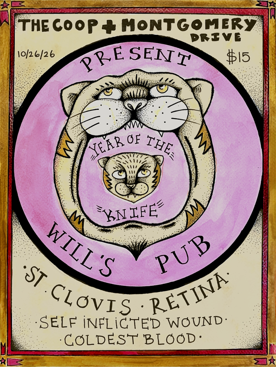 Year Of The Knife with St. Clovis, Retina, Self Inflicted Wound, and Coldest Blood