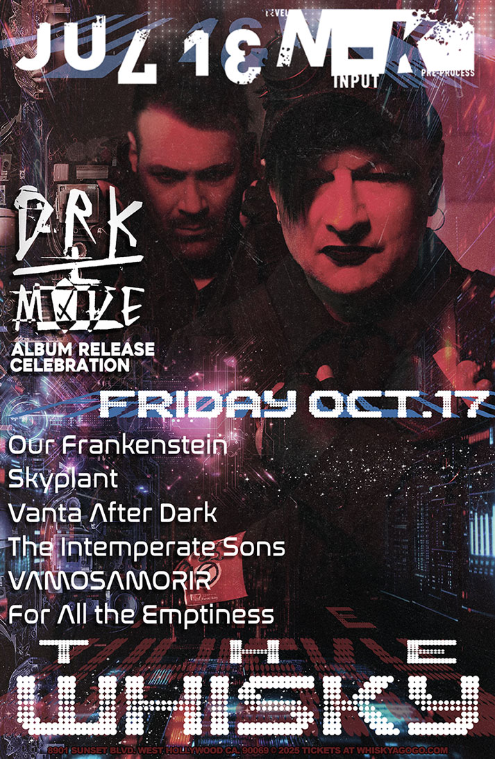 Julien-K, Our Frankenstein, Skyplant, VAMOSAMORIR, Vanta After Dark, The Intemperate Sons, For All The Emptiness