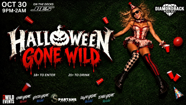 Cartel de Halloween Gone Wild