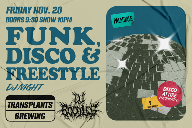 FREE SHOW: FUNK, DISCO & FREESTYLE DJ NIGHT