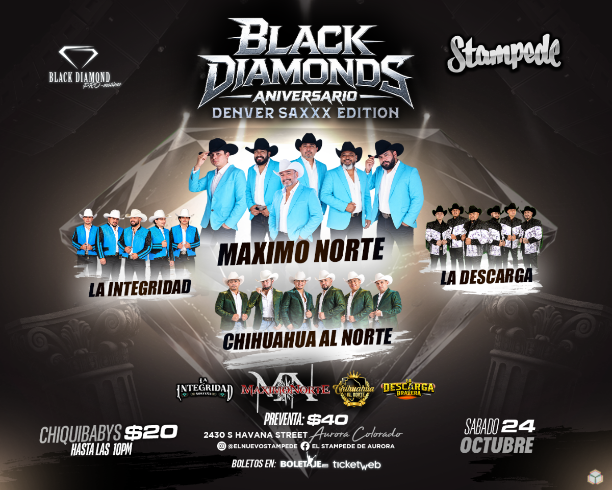 BLACK DIAMONDS ANIVERSARIO DENVER SAXXX EDITION