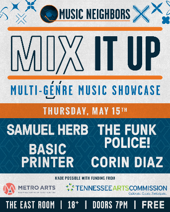 Mix It Up Concert Series feat: Samuel Herb / The Funk Police / Basic Printer / Corin Diaz