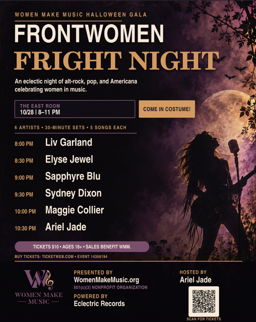 Frontwomen Fright Night: Women Make Music Halloween Gala