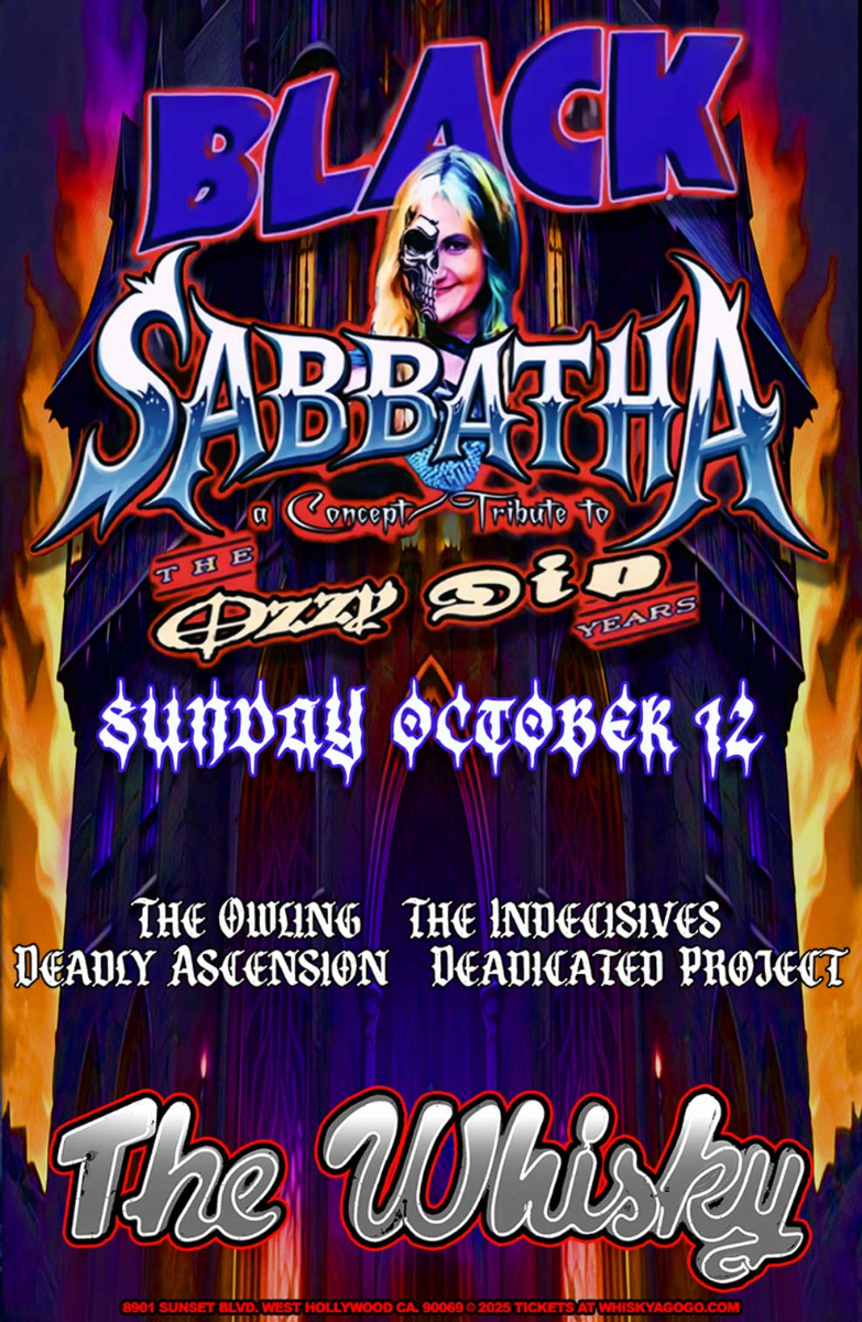 Black Sabbatha (Tribute to Black Sabbath), The Owling, The Indecisives, Up All Nyte, Deadly Ascension, Deadicated Project (Grateful Dead Tribute)