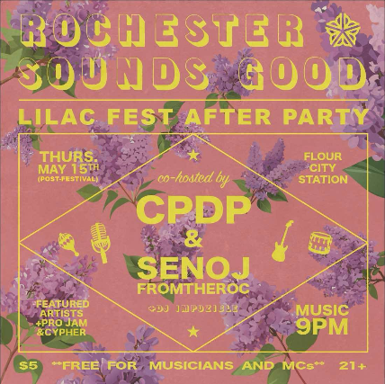 ROCHESTER SOUNDS GOOD - CDPD ENSEMBLE/SENOJfromtheroc - LILAC AFTER PARTY - Flour City Station