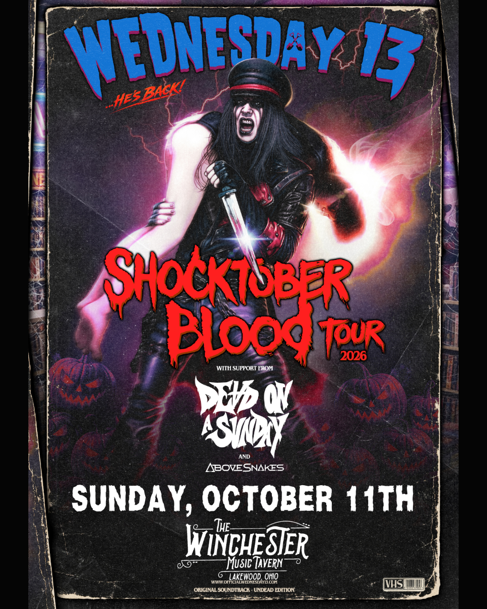 Wednesday 13 - Shocktober Blood Tour