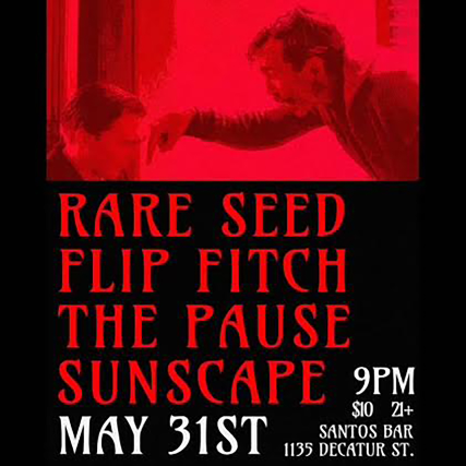 RARE SEED ALBUM RELEASE PARTY with FLIP FITCH, THE PAUSE & SUNSCAPE