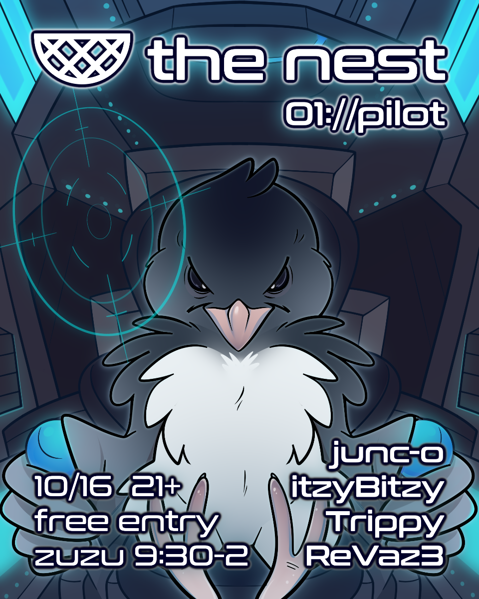 The Nest, DJ Junc-o, itzyBitzy, Trippy, ReVaz3 | Event Image