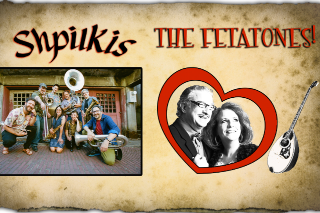 Shpilkis + The Fetatones: A Night of Yiddish & Greek Party Music!