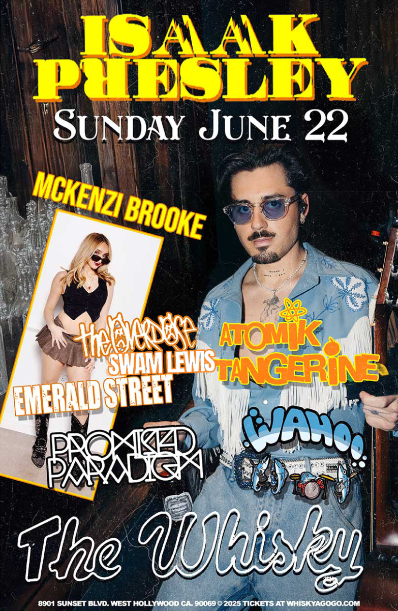 Isaak Presley , McKenzi Brooke, The Overdose, Swam Lewis, Emerald Street, Promised Paradigm, Wahoo