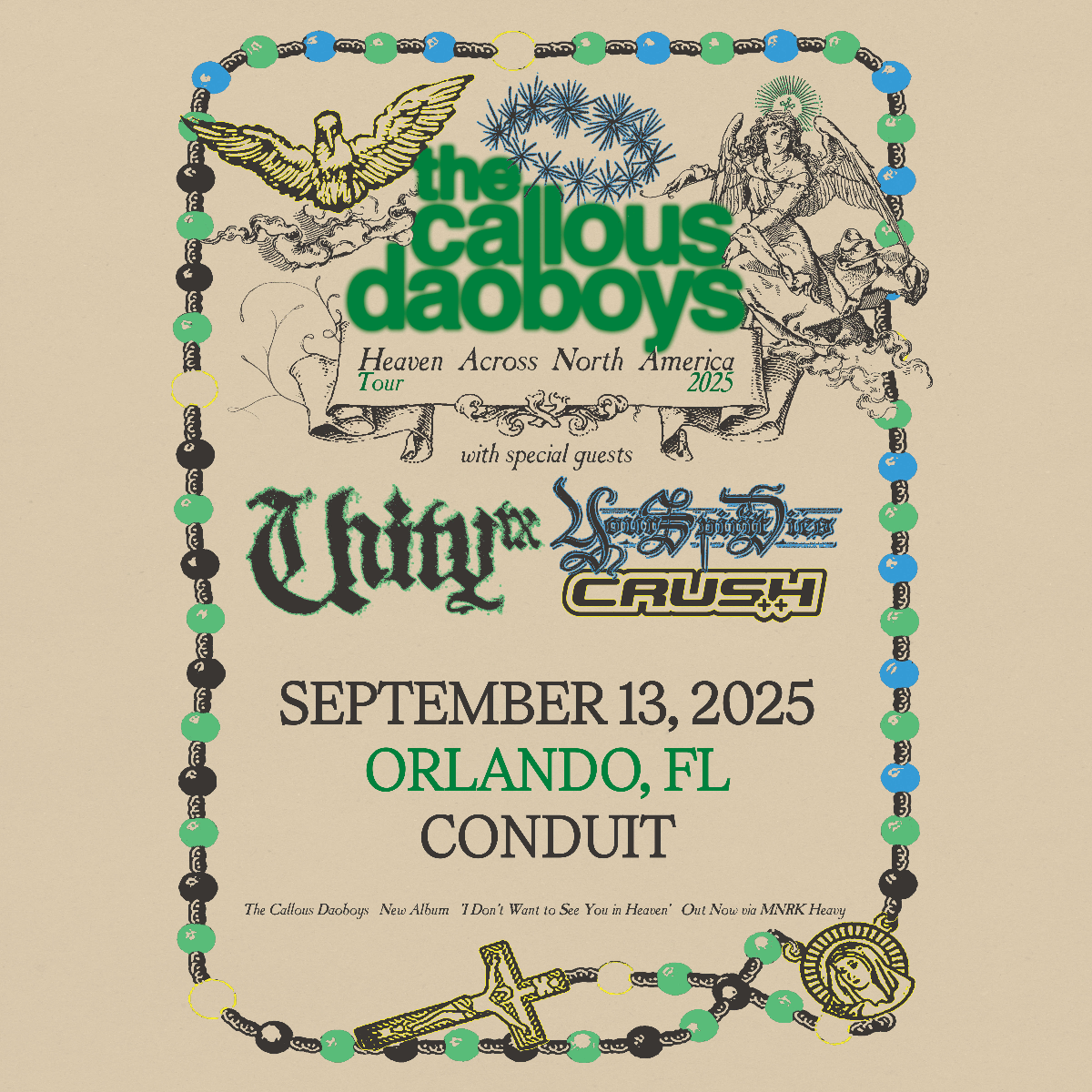 The Callous Daoboys, UnityTX, Your Spirit Dies, and Crush++ in Orla...